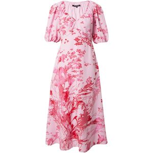 FRENCH CONNECTION Jurk 'ISLA ODETTE'  lila / rood