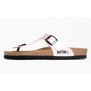 Bayton Teenslipper 'Mercure'  rosé / zwart
