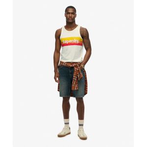 Superdry - Cali Stripe Logo - Mouwloos T-shirt