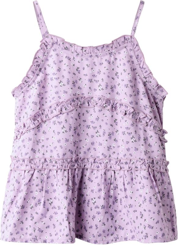 NAME IT Top  lavendel / braam / wit