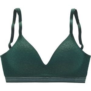 Bralette - Dennengroen - 36% Polyamide, 29% Polyester, 27%