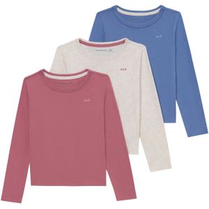 Abercrombie & Fitch Shirt  royal blue/koningsblauw / greige / magenta