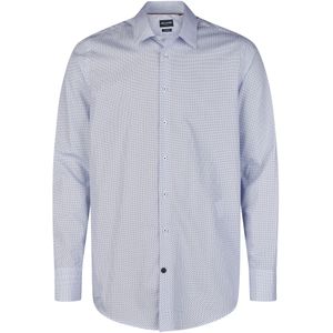 HECHTER PARIS Overhemd  lichtblauw / wit
