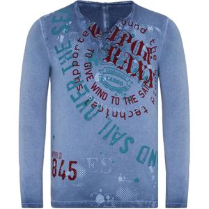 CIPO & BAXX Shirt  blauw denim