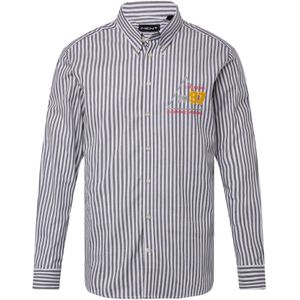 Men Plus Overhemd  navy / geel / wit