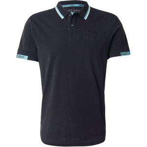 CAMP DAVID Shirt  royal blue/koningsblauw / zwart / wit