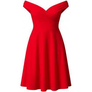 JANE's Jurk 'Jane’s'  bloedrood