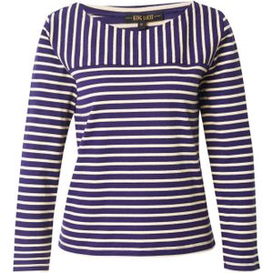 King Louie Shirt  blauw / wit