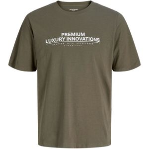 JACK & JONES Shirt  olijfgroen / wit