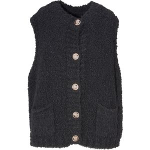 Seasons of April Gebreide bodywarmer 'Wendy'  zwart