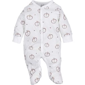 NINI Rompertje/body 'Sweets Apples'  bruin / wit