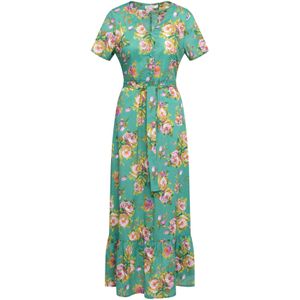 Quiosque Jurk  groen / olijfgroen / lila / lichtroze