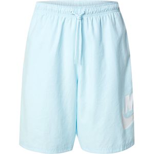 Nike Sportswear Broek 'CLUB'  hemelsblauw / wit
