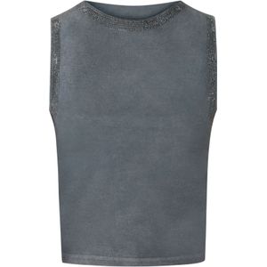 No Matter What Top  grijs