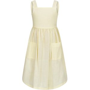 SATURNDAY Jurk  pasteelgeel