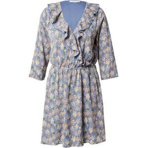 ABOUT YOU Jurk 'Joy'  lichtblauw / groen / abrikoos / wit