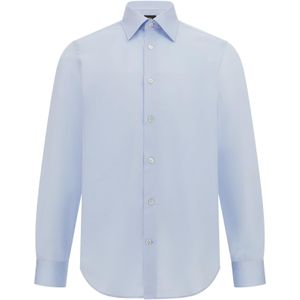 Boggi Milano Zakelijk overhemd  lichtblauw