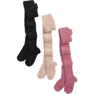 Next Panty's  eosine / oudroze / zwart