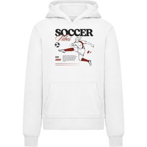 F4NT4STIC Sweatshirt 'Soccer Vibes Sport Fan'  rood / zwart / wit