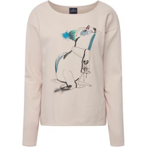 LAURASØN Sweatshirt  beige / blauw