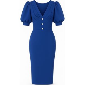 WOMAN VISION Blousejurk  kobaltblauw