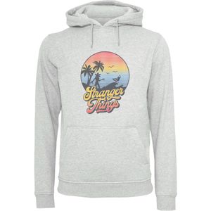 F4NT4STIC Sweatshirt 'Stranger Things LA Gradient Netflix TV Series'  lichtgrijs / gemengde kleuren