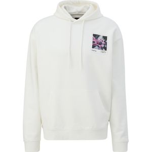 QS Sweatshirt  gemengde kleuren / wit