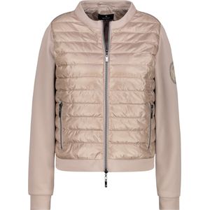 Monari - Gewatteerde Jas - Truffle - Regular Fit - Ronde Hals