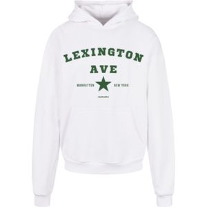 F4NT4STIC Sweatshirt 'Lexington Ave'  donkergroen / wit