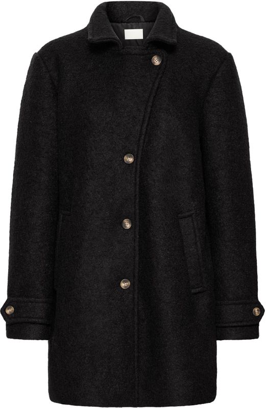 ICHI - IHSTIPA - Tussenmantel - Zwart - Klassieke Mantel