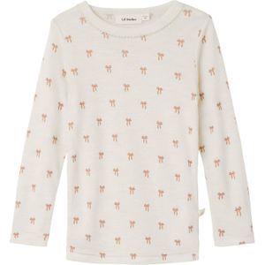 Top - Wol - Slim Fit - Lange Mouwen - All-over Print