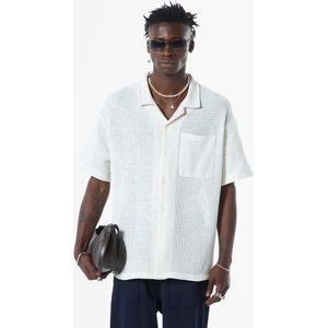 VAMOS CLO Overhemd  wit / offwhite