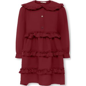 Kmgthyra - Korte Jurk - Vierkante Hals - Lange Mouwen - Regular Fit