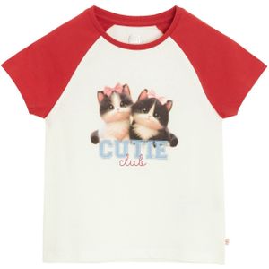 Cool Club Shirt  beige / lichtblauw / rood / wit