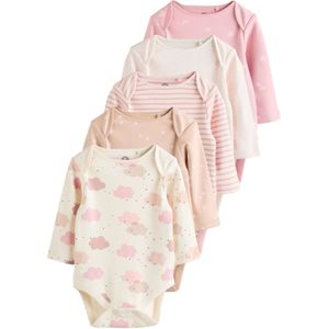 Next Rompertje/body  beige / rosa / poederroze / wit