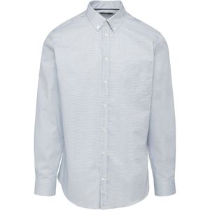 s.Oliver BLACK LABEL - Overhemd - Lichtblauw - Katoen - Lange Mouw