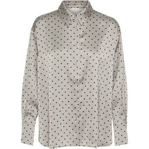 Kaffe - Blouse 'Donna' - Zwart - Klassieke Blouse - Gerecycled Materiaal