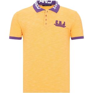 CIPO & BAXX Shirt 'Cbj'  geel / lila / wit