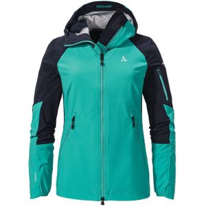 Schöffel Outdoorjas 'Softshell Jacket Kals L'  blauw / groen