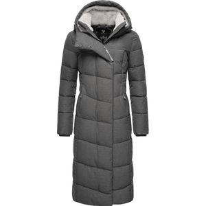 Ragwear Wintermantel 'Pavla'  donkergrijs / wit