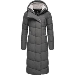 Ragwear Wintermantel 'Pavla'  donkergrijs / wit