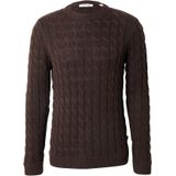 Only & Sons - ONSKicker - Trui - Donkerbruin - Lange Mouw