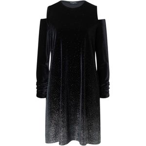 Ana Alcazar Jurk ' Taheli '  zwart / zilver