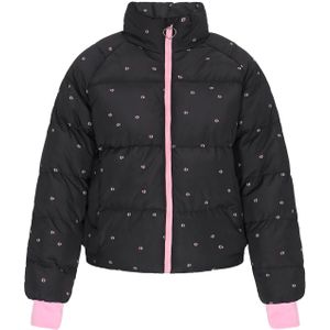 MYMO Winterjas  rosa / zwart / wit