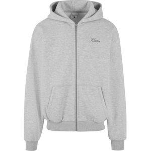 Karl Kani Sweatvest  grijs gemêleerd / wit