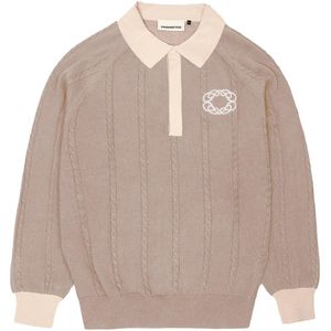 Prohibited Trui 'Legacy'  crème / donkerbeige