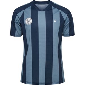 Hummel Functioneel shirt 'Pulse'  navy / cyaan blauw / wit