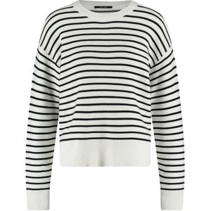 TAIFUN Trui  zwart / wit
