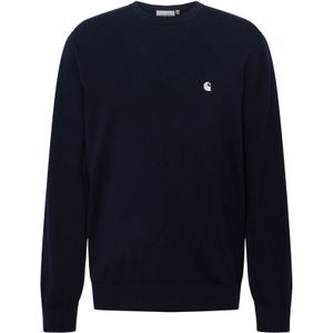 Carhartt WIP Sweatshirt 'Madison'  navy / wit