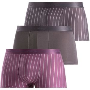 s.Oliver Boxershorts 'Hipster'  antraciet / mauve / bessen / offwhite